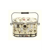 Sewing Basket with Wire Handle Dressform 12 x 8 x 7.5" #D612250